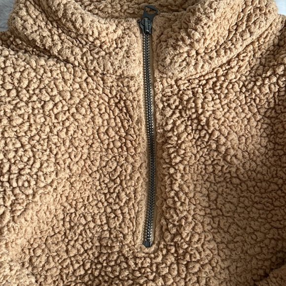 Brown warm teddy sweater/jacket - Picture 3 of 3